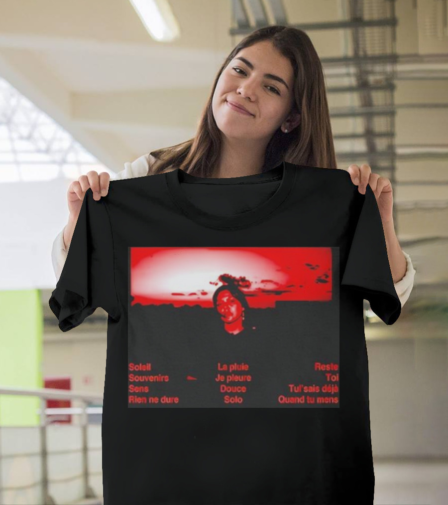 Manches Longues Solo Retro Soleil Souvenire Rien Ne Dure La Pluie Je Pleure Quand Tu Mens T-Shirt