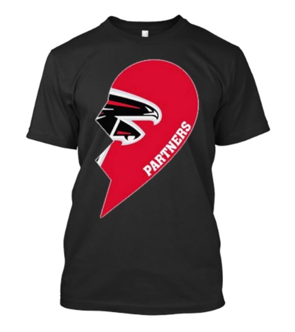 Atlanta Falcons Half Heart Partners T-Shirt