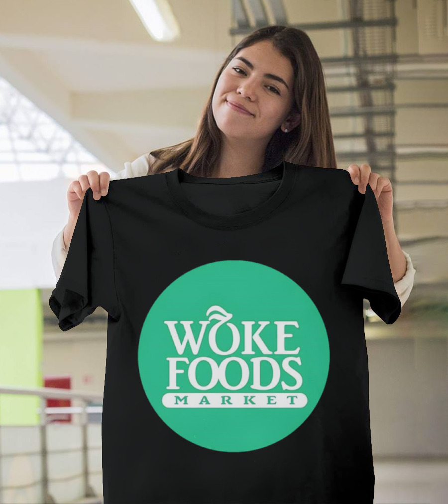 Woke Foods Market Green Circle T-Shirt