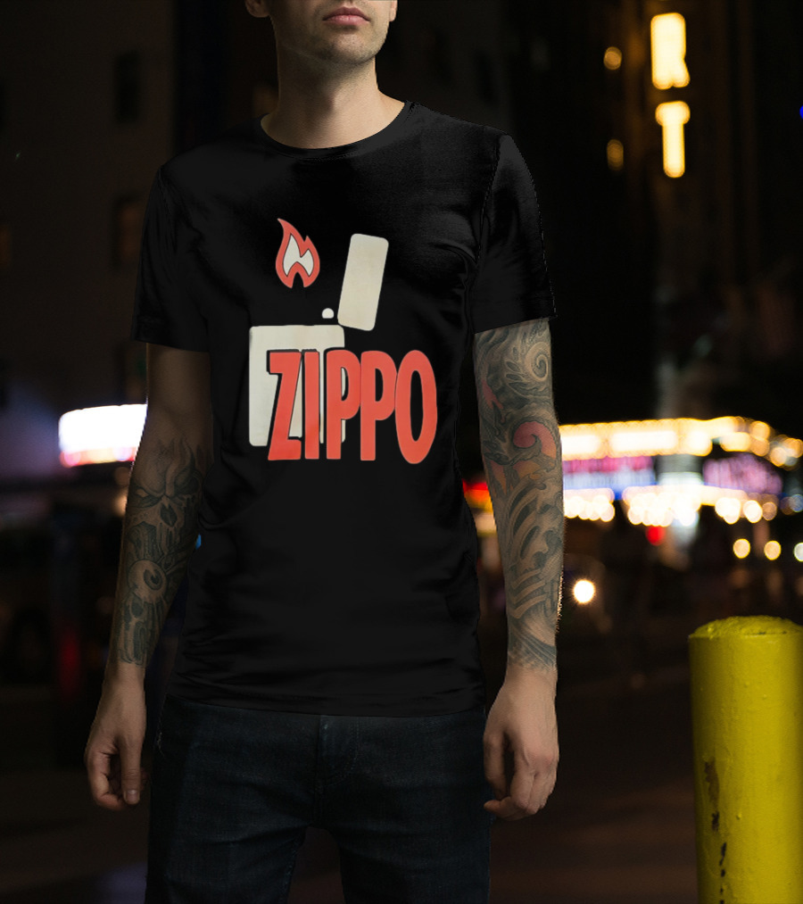 Zippo Lighter Flame T-Shirt
