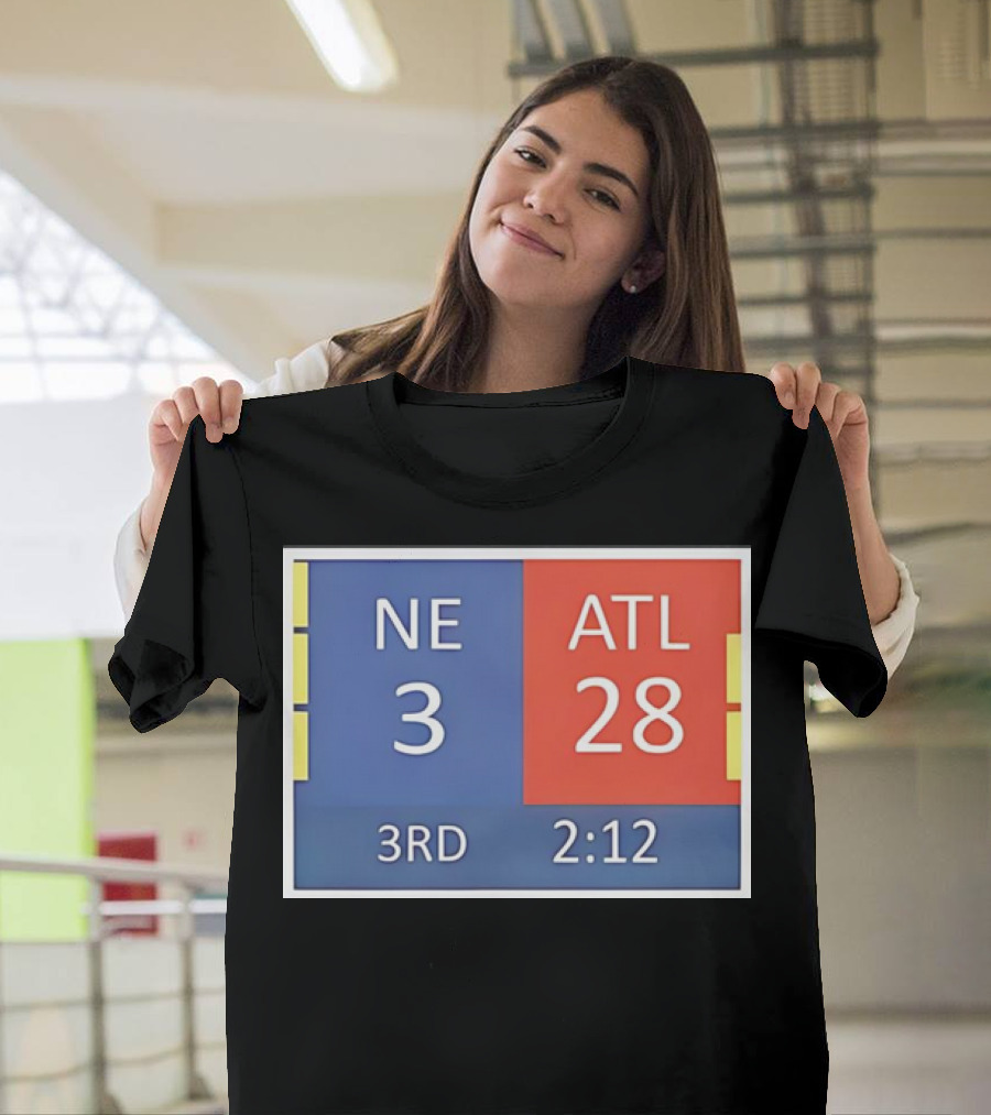 Cowboys Fan NE 3 ATL 28 3rd 2:12 T-Shirt