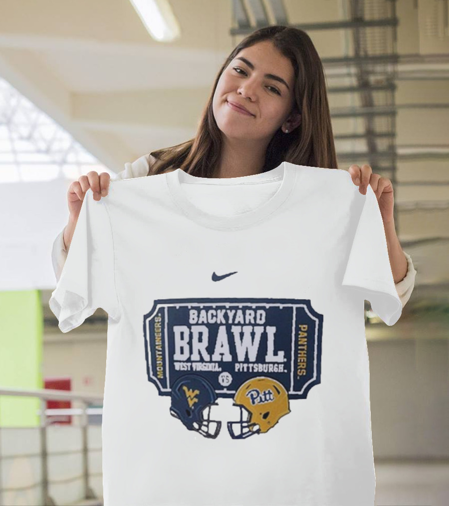 Backyard Brawl West Virginia Mountaineers Pittsburgh Panthers 2024 T-Shirt