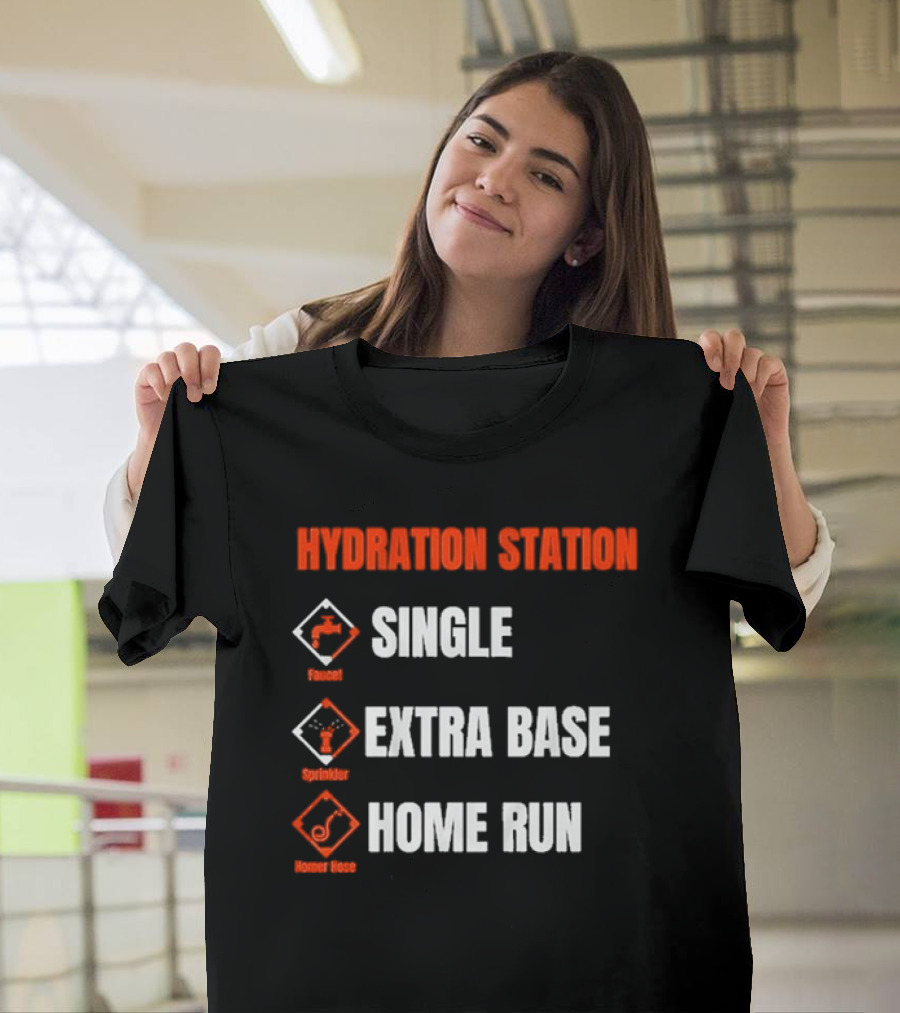Baltimore Orioles Birdland Hydration Station Single Extra Base Home Run T-Shirt
