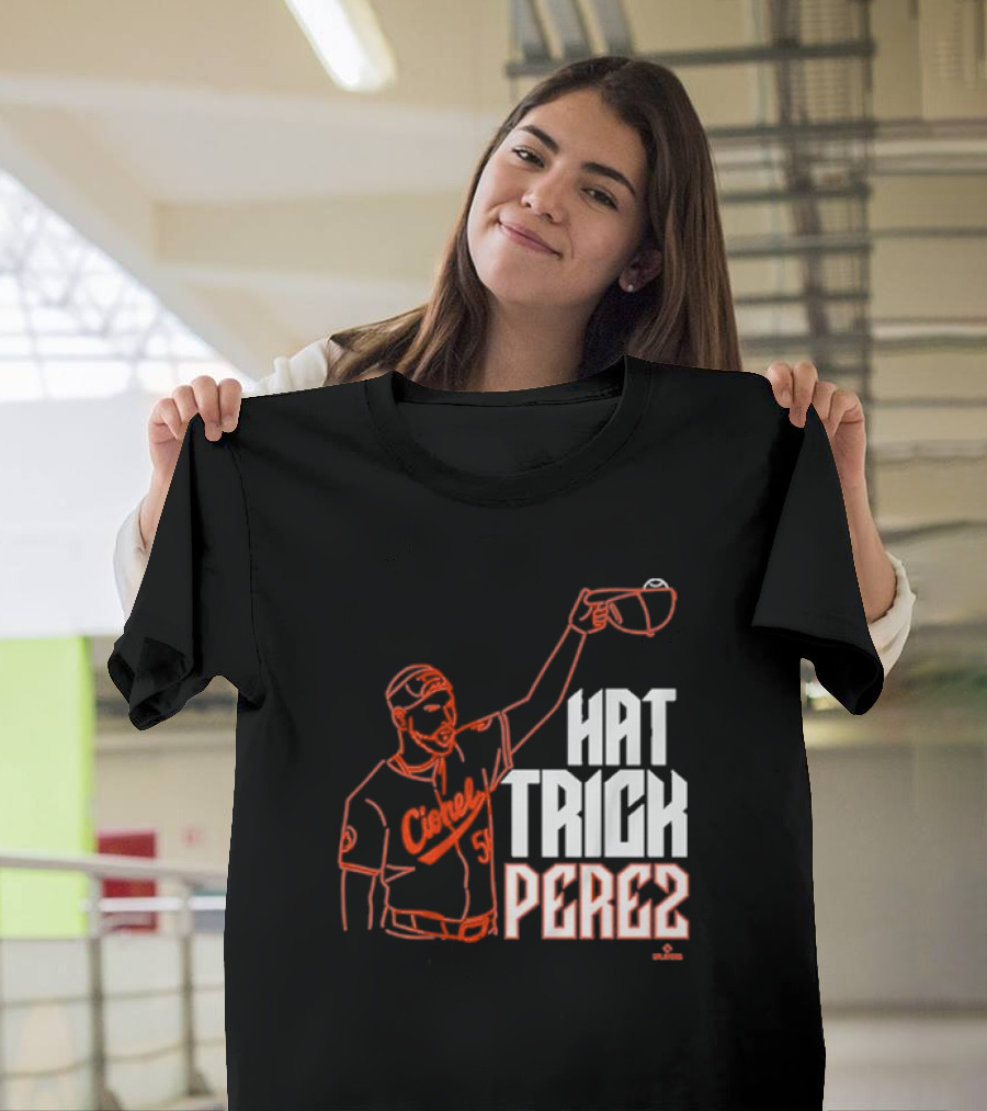 Baltimore Orioles Cionel Perez Hat Trick Perez Player T-Shirt