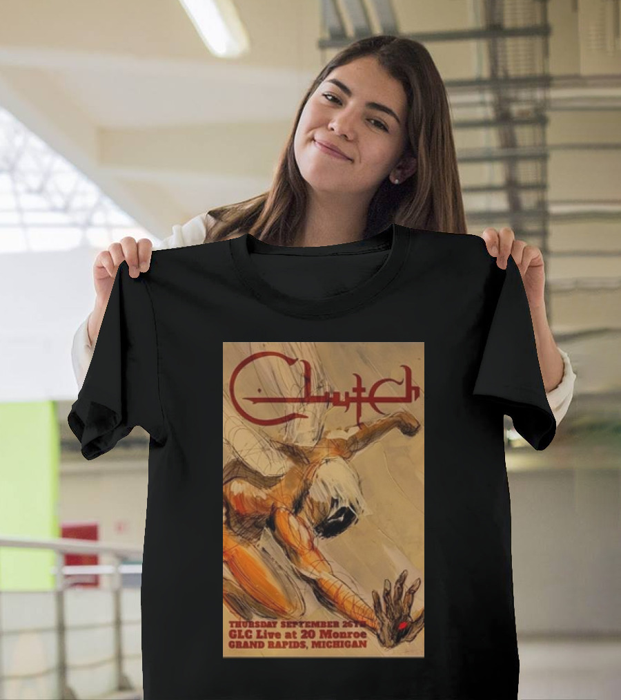 Clutch September 26th 2024 GLC Live at 20 Monroe Grand Rapids Michigan T-Shirt