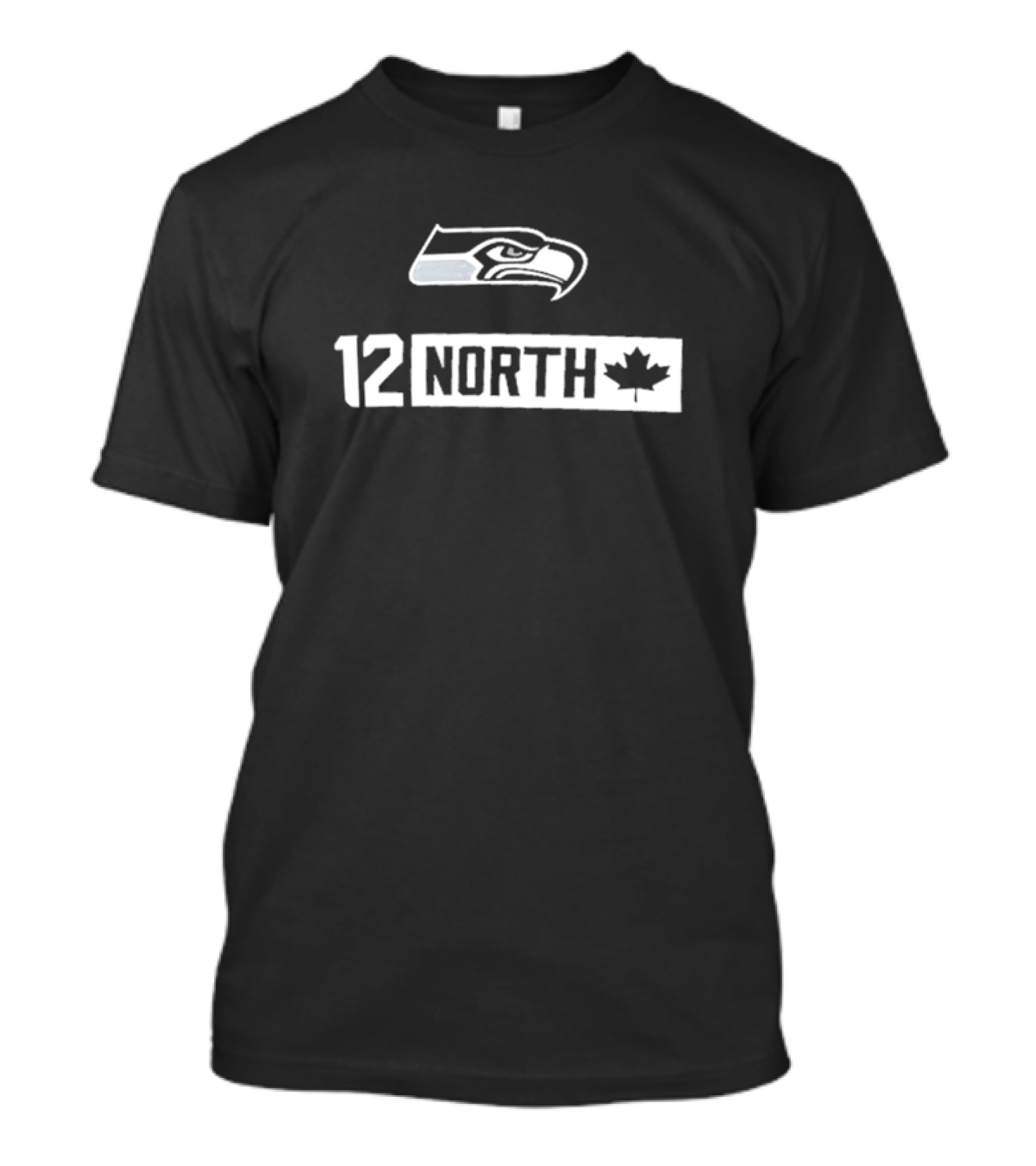 Seattle Seahawks 12 North Canadian Fans T-Shirt