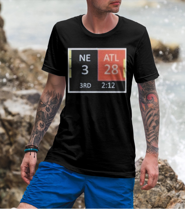 Tom Brady Greatest Comeback NE 3 ATL 28 3rd 2:12 T-Shirt