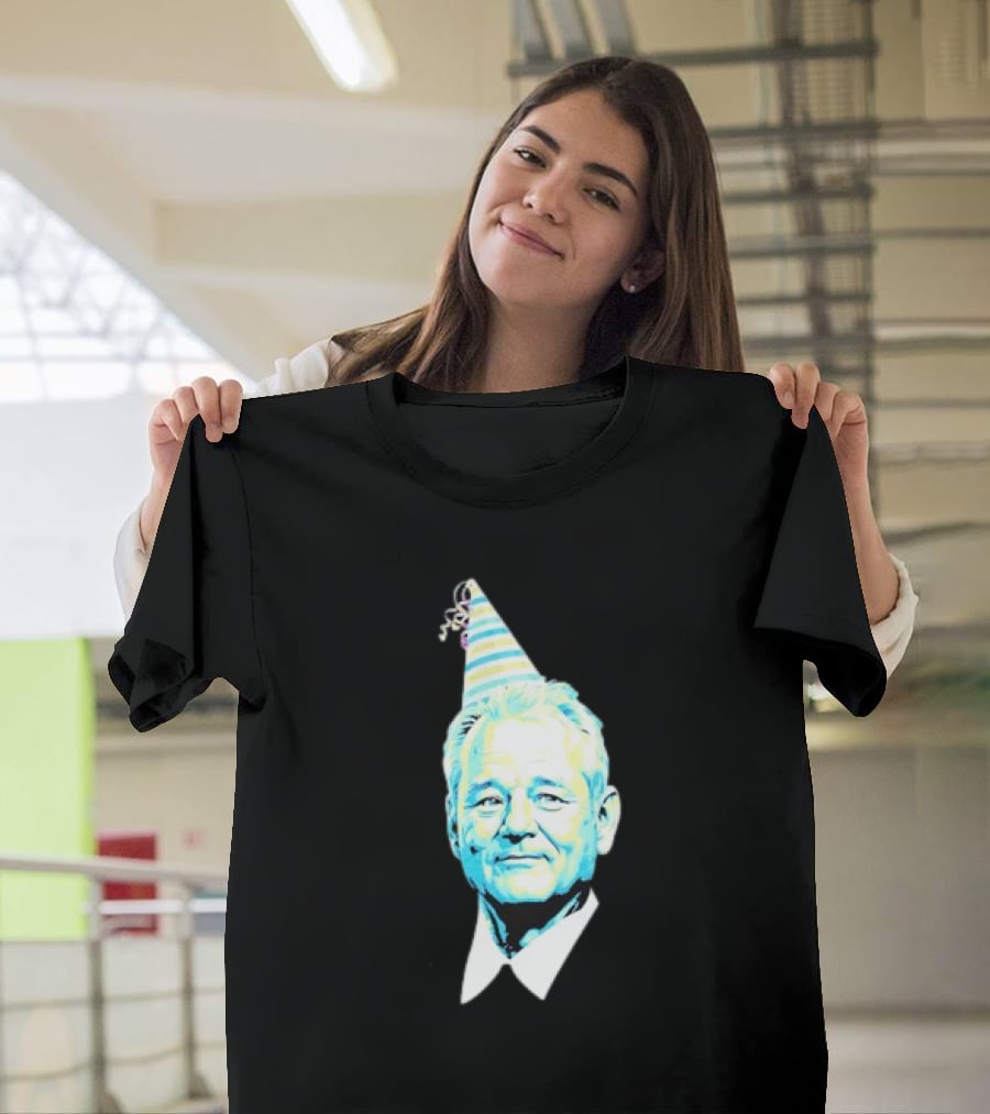 Retro Birthday Party Hat Bill T-Shirt
