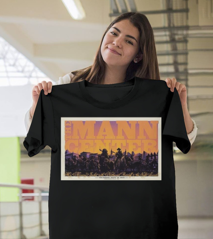 The Mann Center My Morning Jacket x Nathaniel Rateliff Live September 26 2024 Philadelphia PA T-Shirt