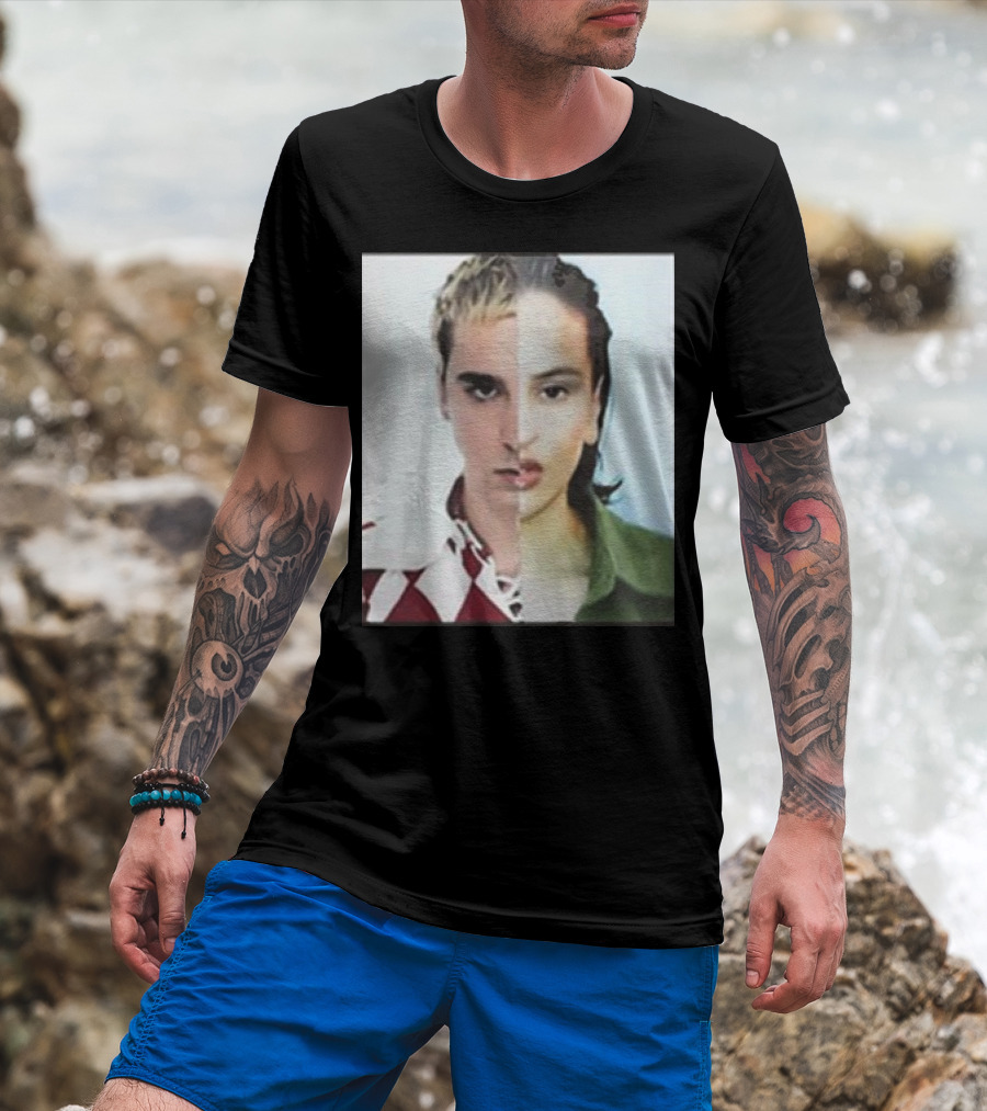 Rosalia Omega Split Face Artistic T-Shirt