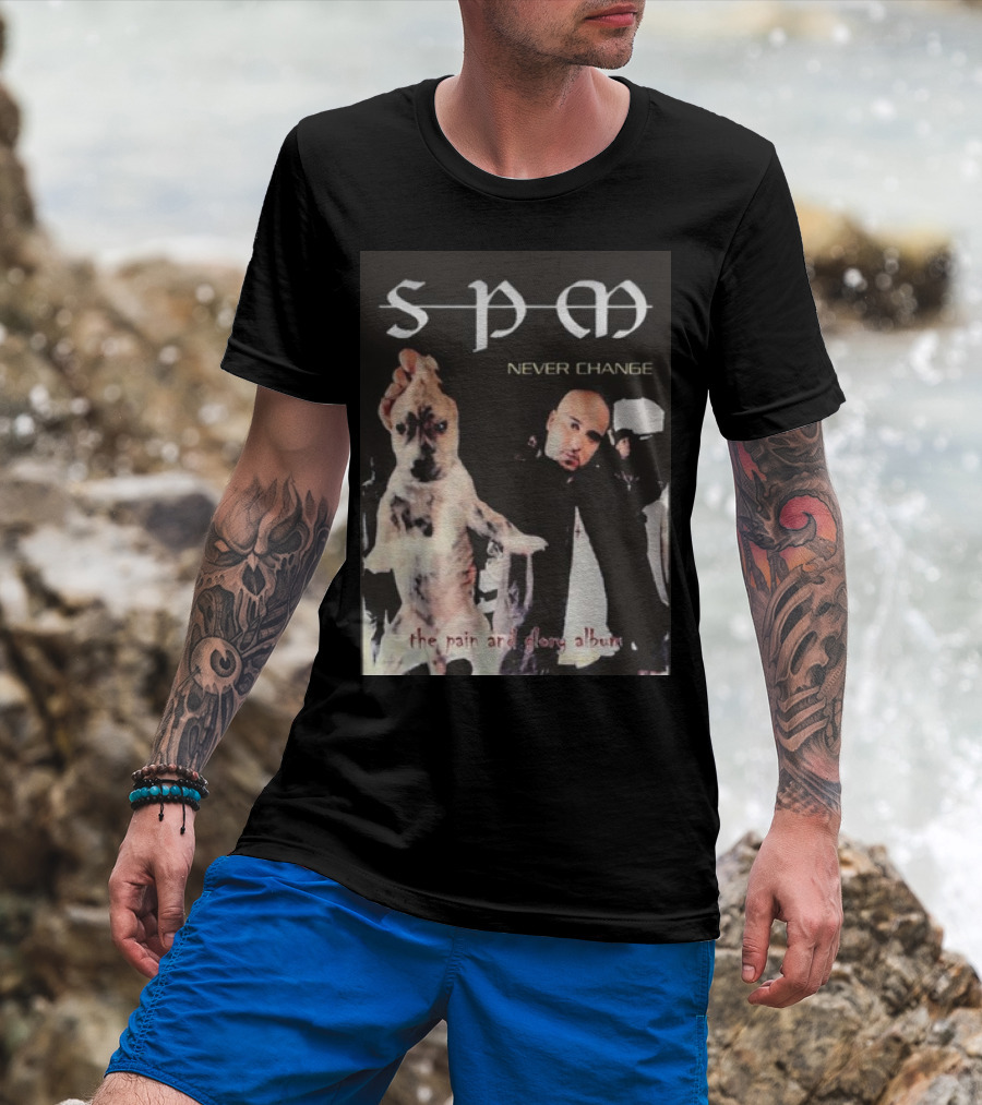 SPM Never Change The Pain And Glory Album T-Shirt