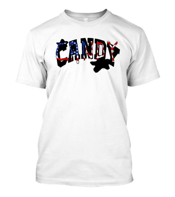 Candy Flipping USA American Flag T-Shirt