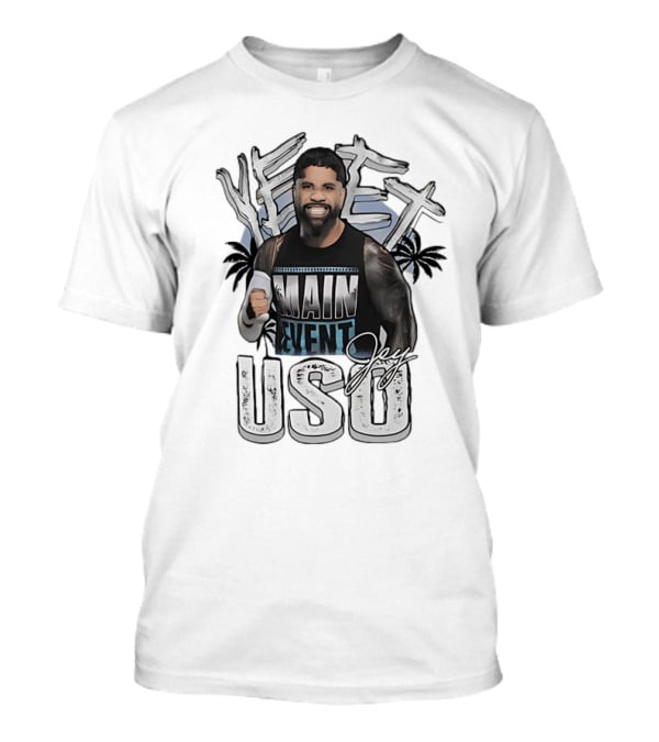 YEEET Main Event Jey Uso WWE Signature T-Shirt