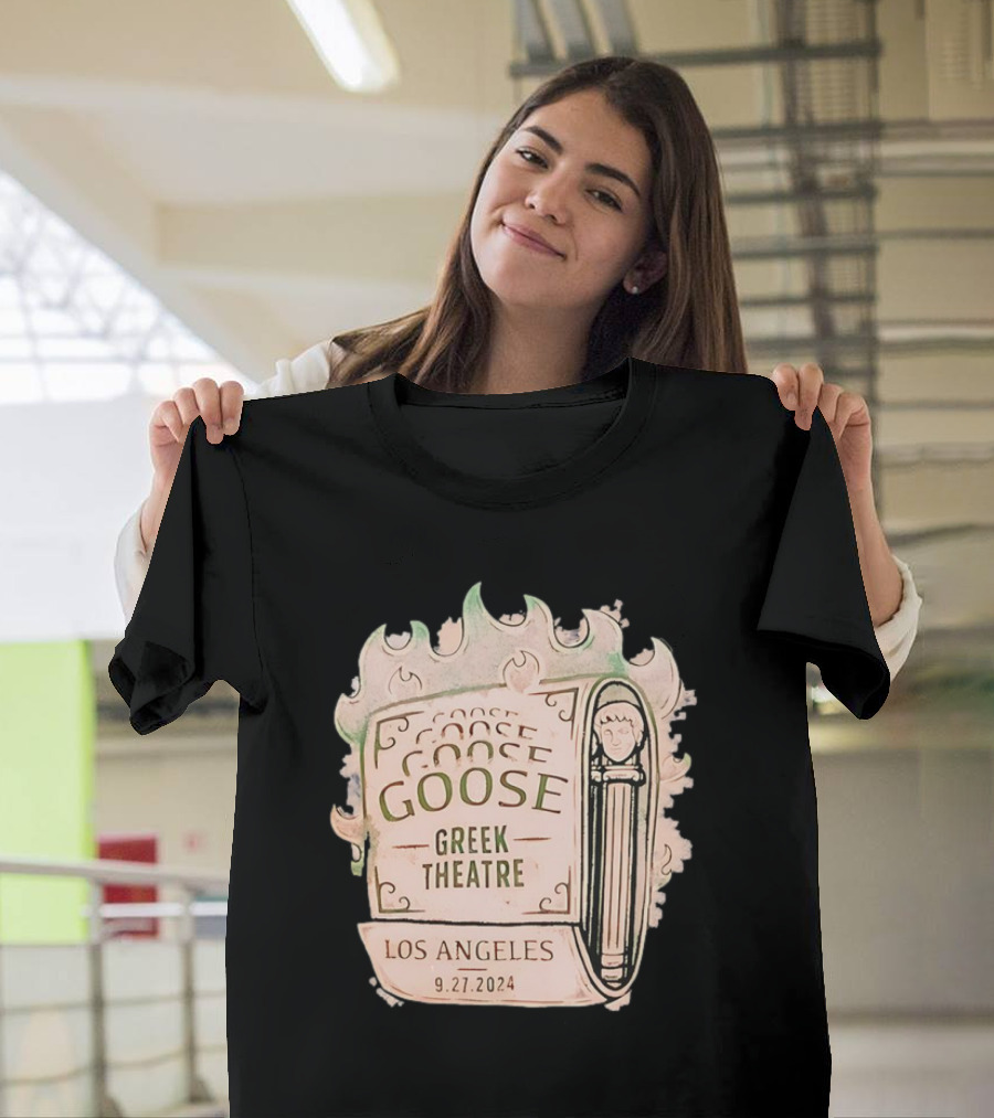 Goose Greek Theatre Los Angeles 9.27.2024 Retro Fire Element T-Shirt