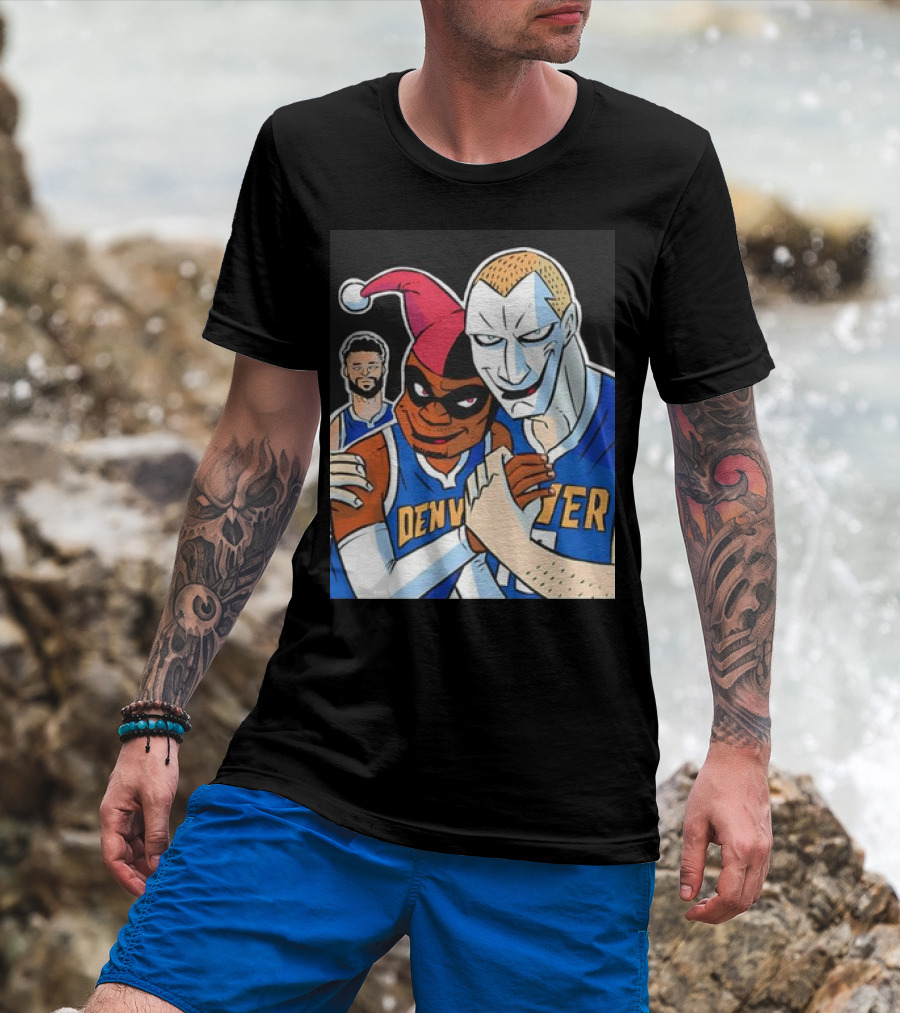 Jokic Russ Jokic Russell Westbrook Denver Nuggets Basketball Jokic Comic T-Shirt