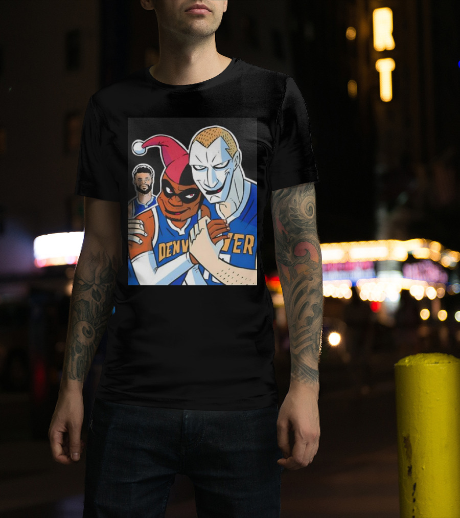 Jokic Russ Jokic Russell Westbrook Denver Nuggets Basketball Jokic Comic T-Shirt