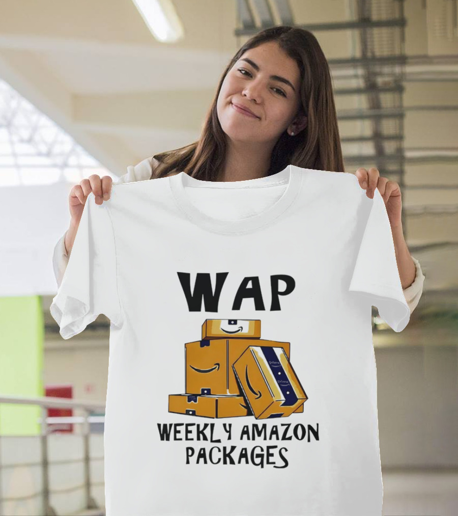 WAP Weekly Amazon Packages Box Stack T-Shirt