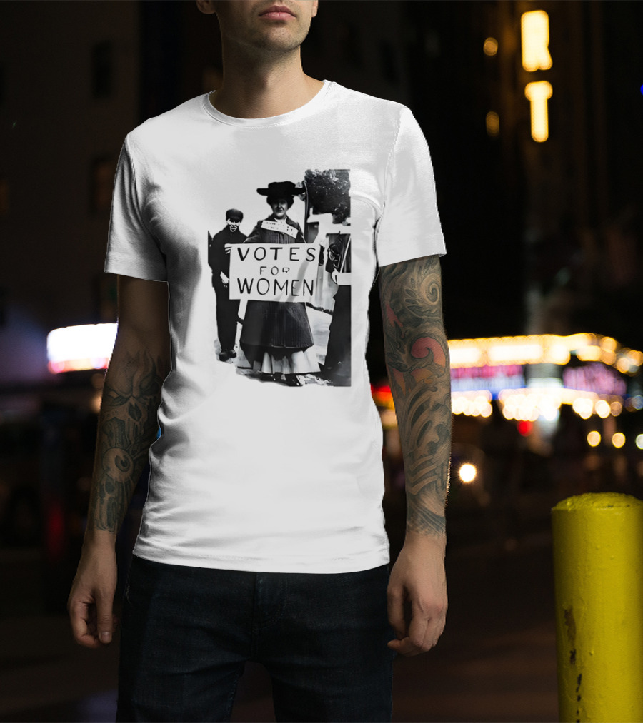 Votes For Women Vintage Suffragette Protest Historical Movement MJ Spider-Man Far From Home T-Shirt