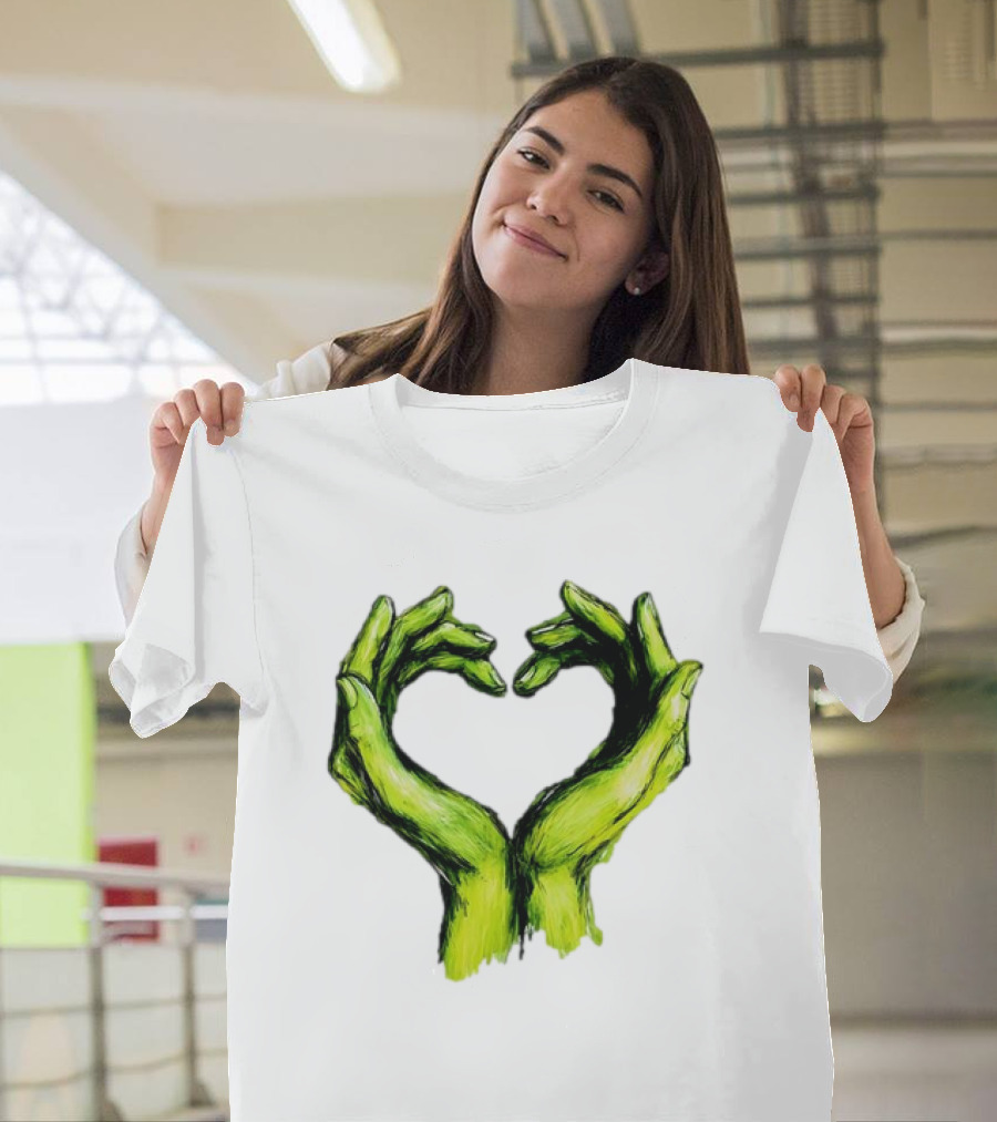 Green Hands Heart Love T-Shirt