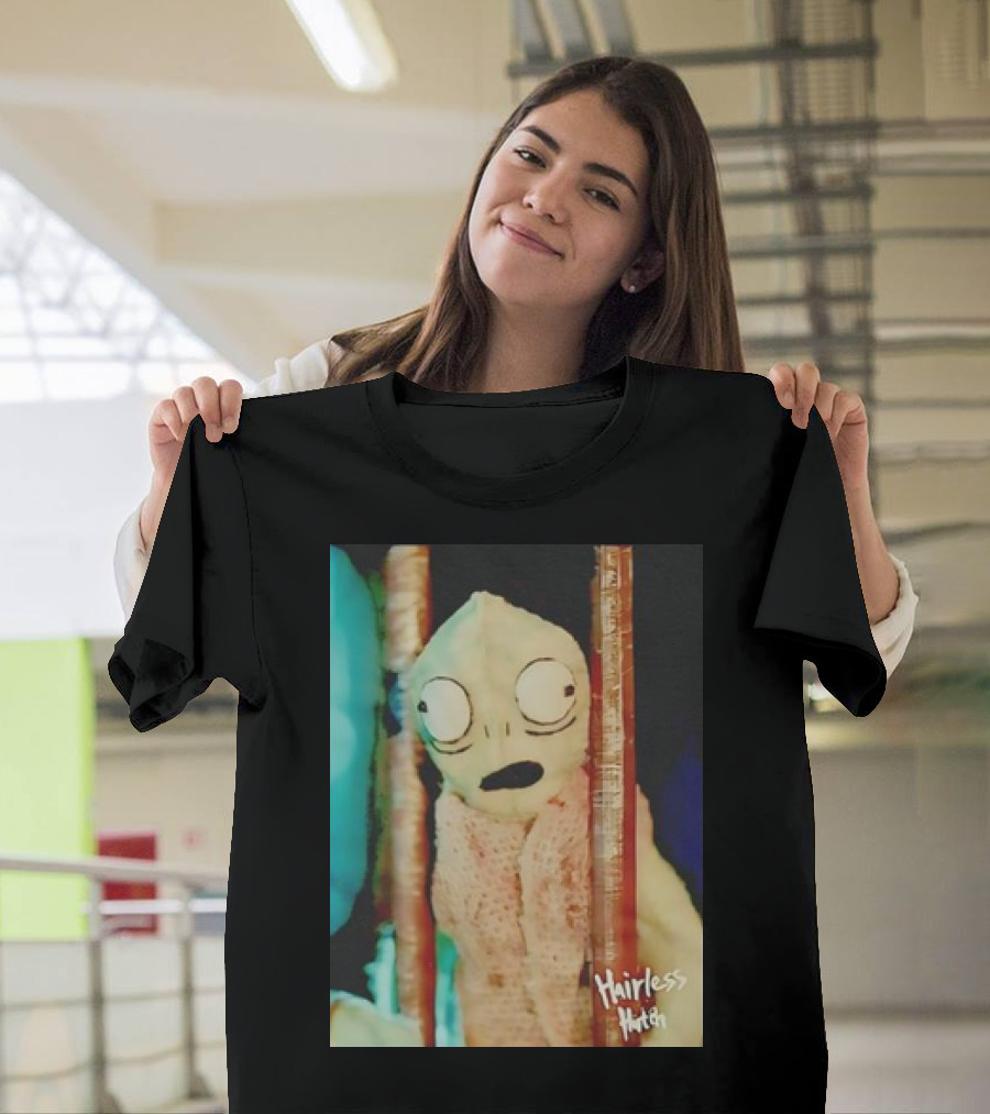 Hairless Hutch Retro Creature Design with Signature T-Shirt