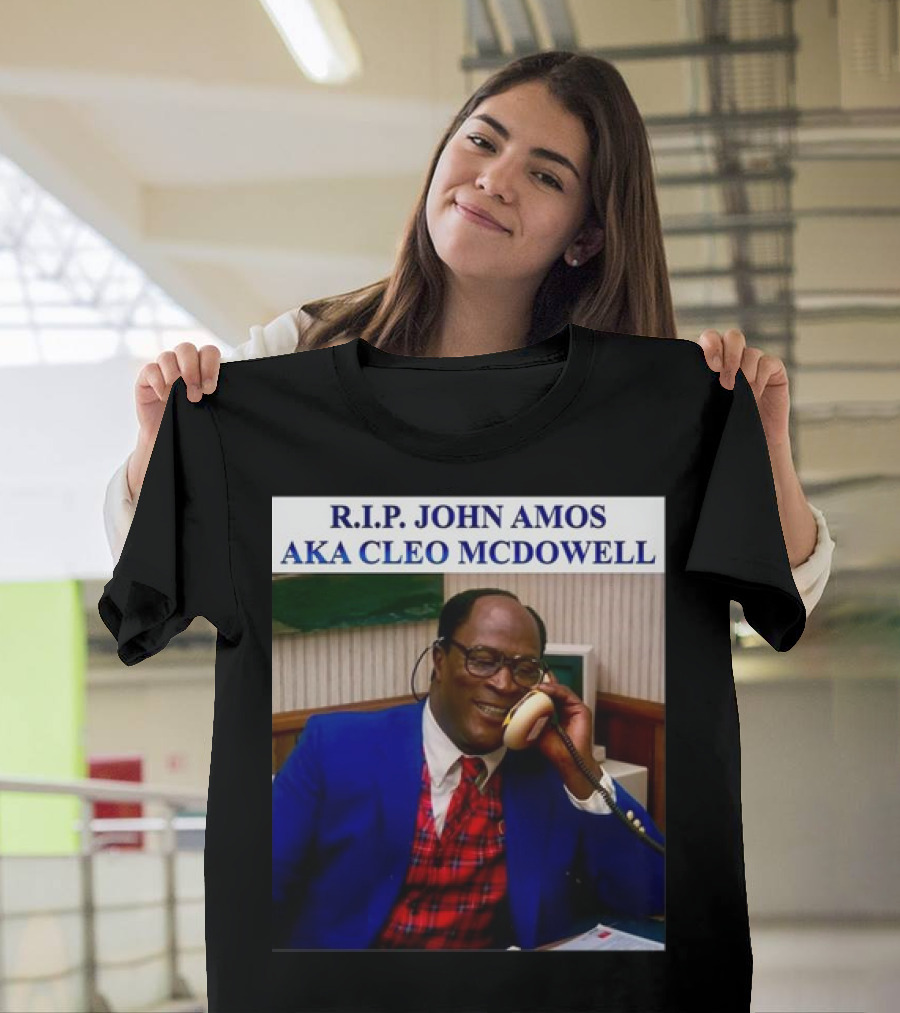 RIP John Amos Cleo McDowell Iconic T-Shirt