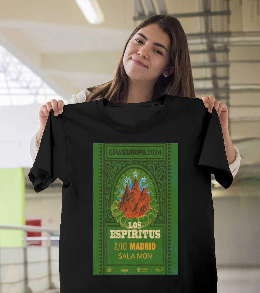 Los Espíritus Gira Europa 2024 October 02 Sala MON Madrid Event T-Shirt
