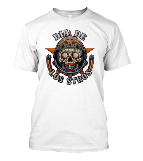 Día De Los Stros Sugar Skull Houston Astros T-Shirt
