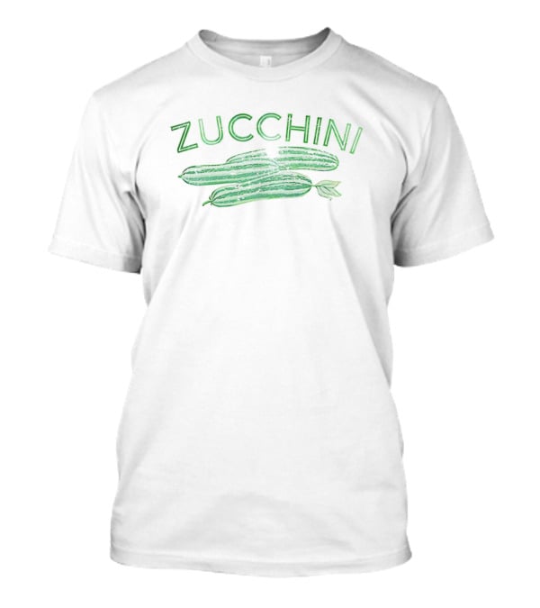 Pearl Charles Zucchini Trio Veggie Print T-Shirt