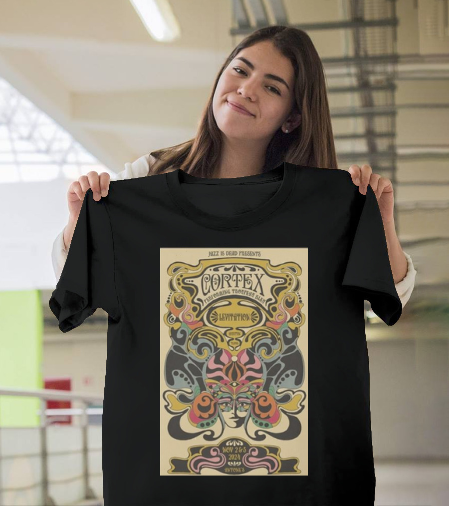 Jazz Is Dead Presents Cortex Featuring Troupeau Bleu LEVITATION Nov 2-3 2024 Austin Texas Utopia T-Shirt
