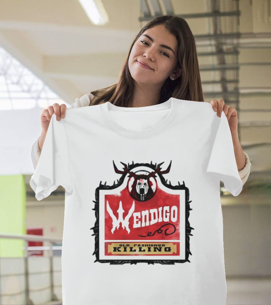 Mongrel Tees Wendigo Old Fashioned Killing Retro T-Shirt