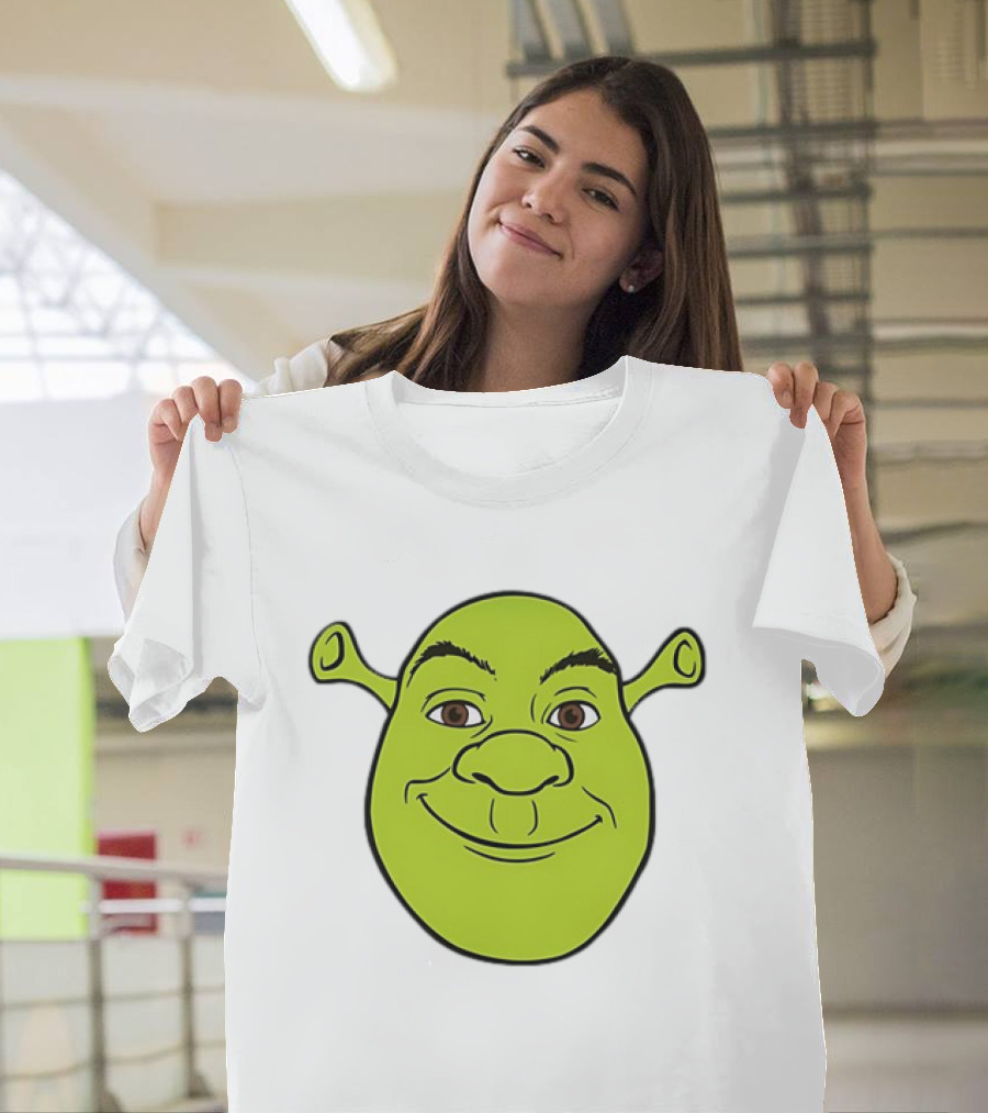 Shrek Big Face Smile Iconic Character Recognition T-Shirt