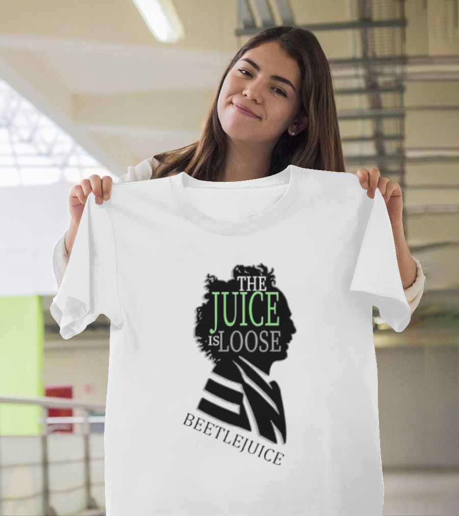 Beetlejuice the Juice is Loose Halloween Horror Sandworm T-Shirt