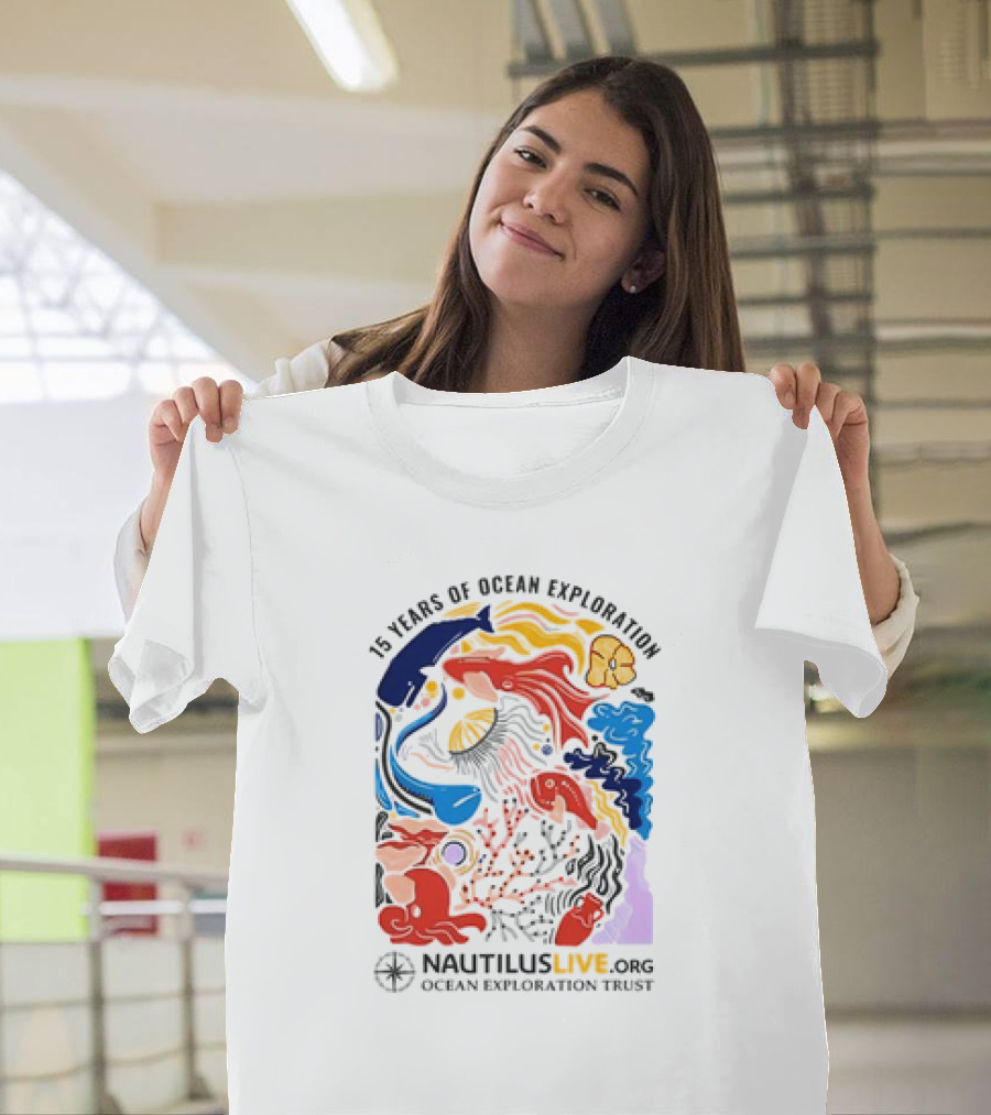15 Years of Ocean Exploration Nautilus Live Ocean Exploration Trust T-Shirt