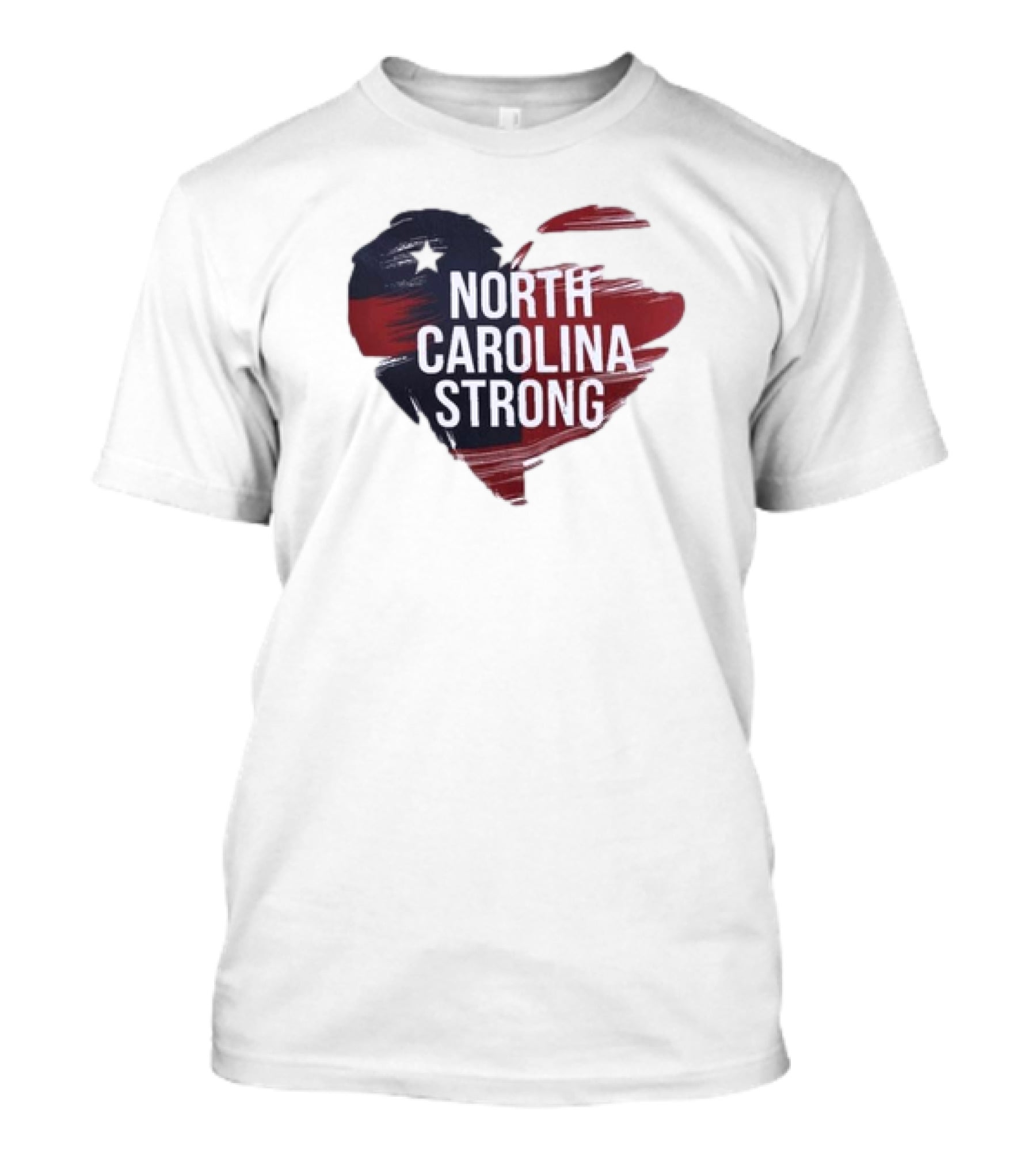 North Carolina Strong Heart Hurricane Helene T-Shirt