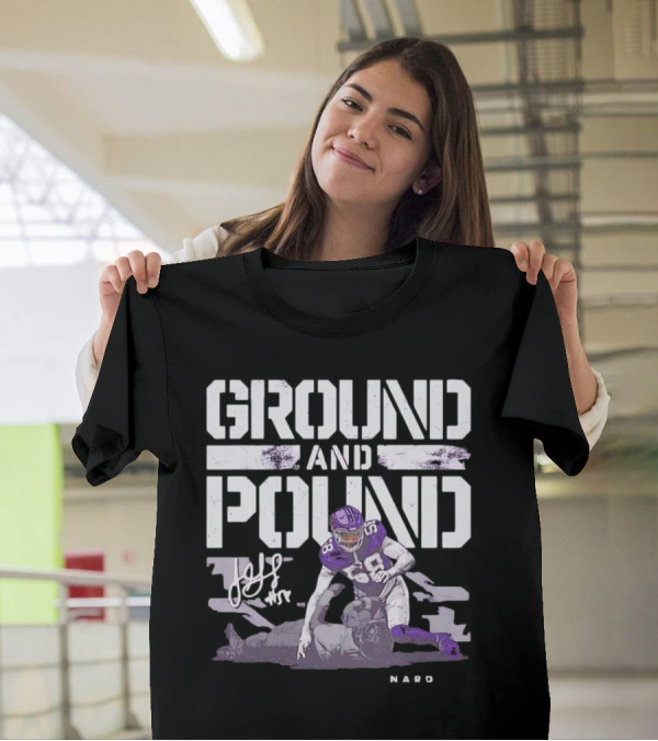 Ground And Pound Jonathan Greenard Minnesota Vikings NFL Vintage Football T-Shirt