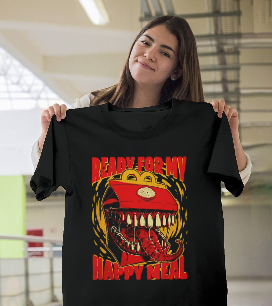 Ready For My Happy Meal Mimic Dungeons And Dragons T-Shirt
