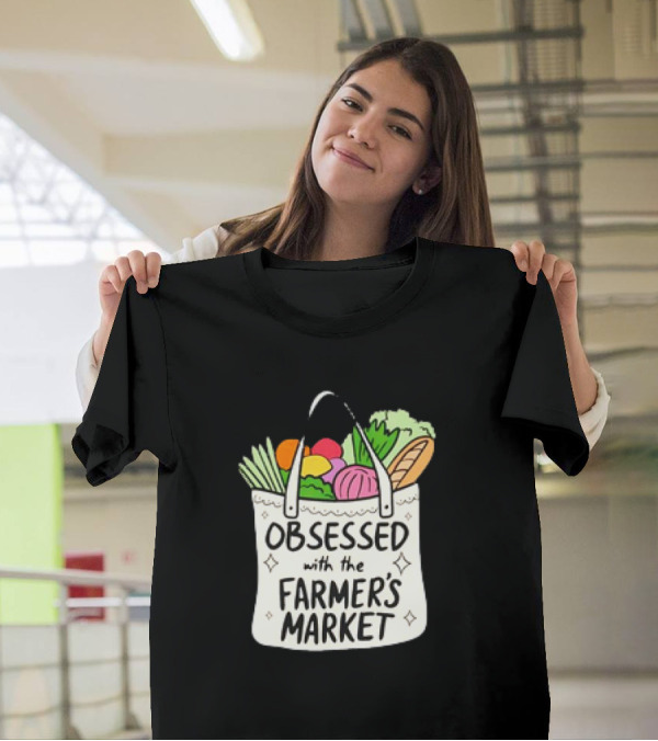 Obsessed With The Farmer’s Market Vegetables Tote Bag T-Shirt