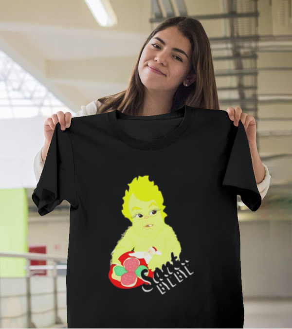 Retro Baby Grinch Santa Bye Bye T-Shirt