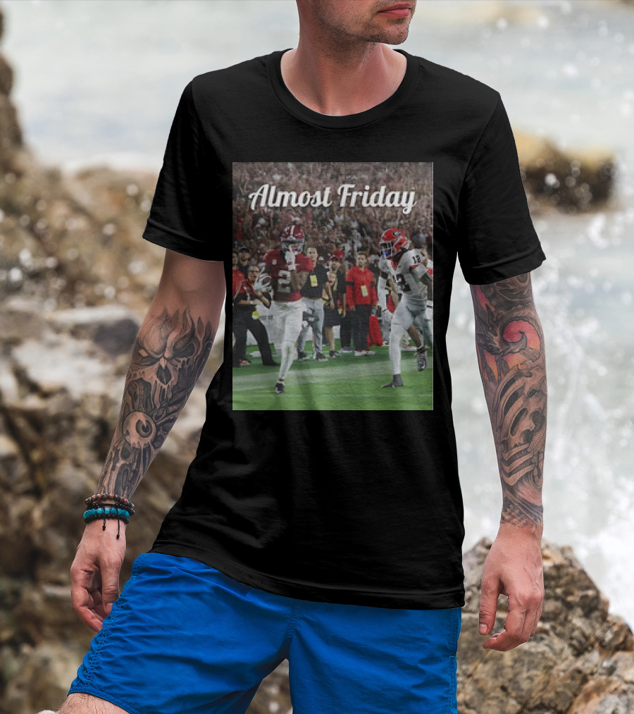 Almost Friday Ryan Williams Alabama Football Action T-Shirt