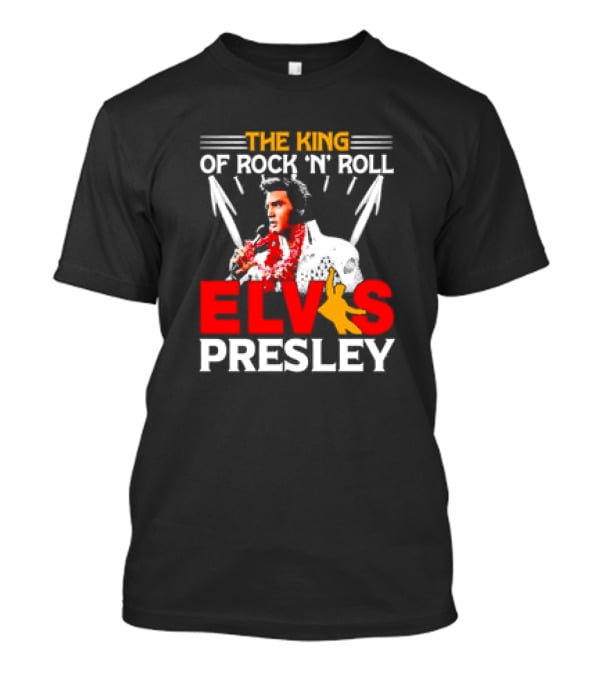 The King Of Rock 'N' Roll Elvis Presley Retro T-Shirt