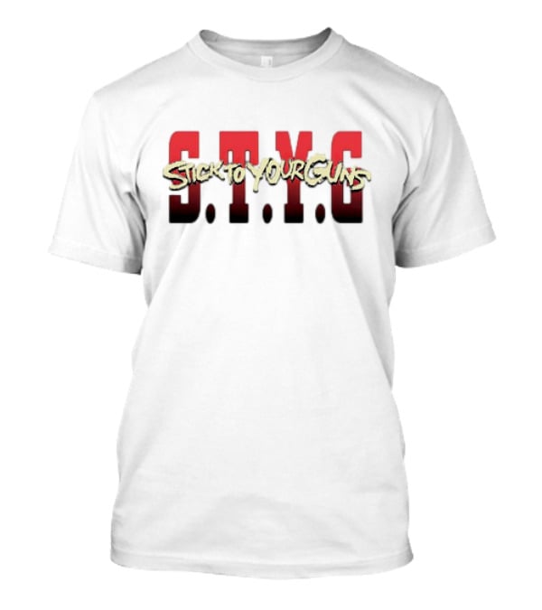 STYG Stick To Your Guns Bold Red T-Shirt