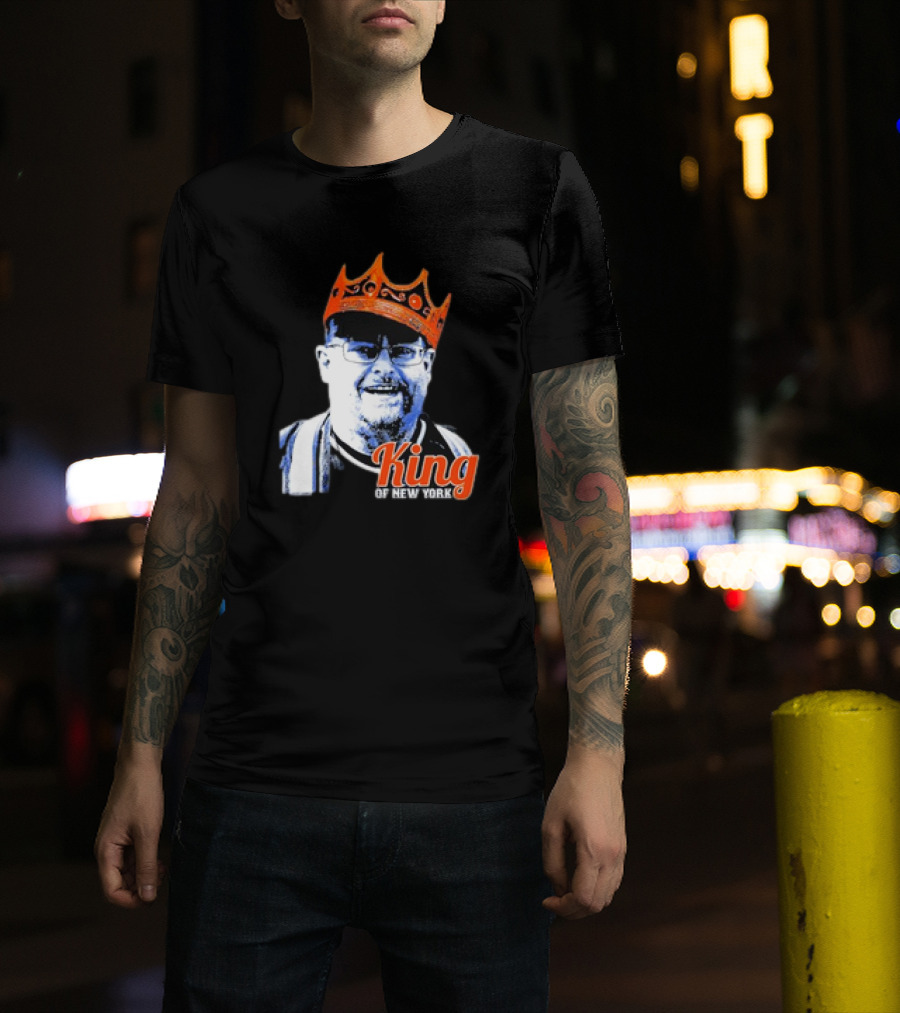 King Of New York Baseball Frank Fleming T-Shirt