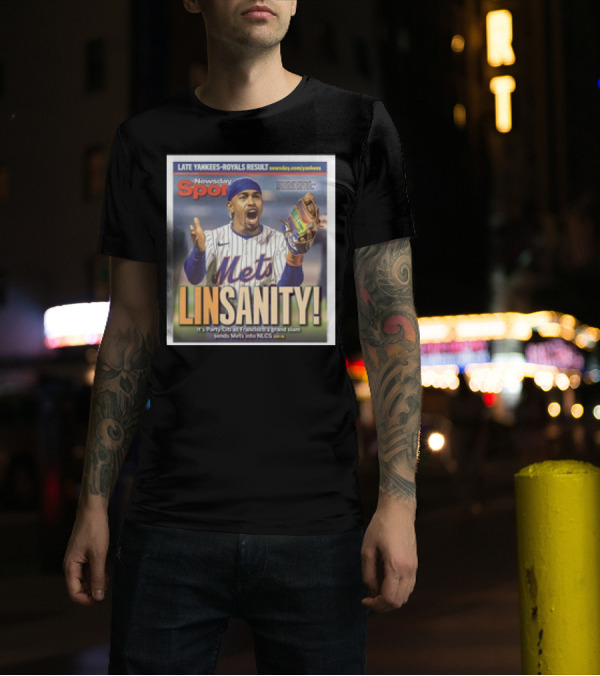 Linsanity Mets Francisco Lindor Party Citi Grand Slam Mets NLCS Newsday Sports Yankees Royals T-Shirt
