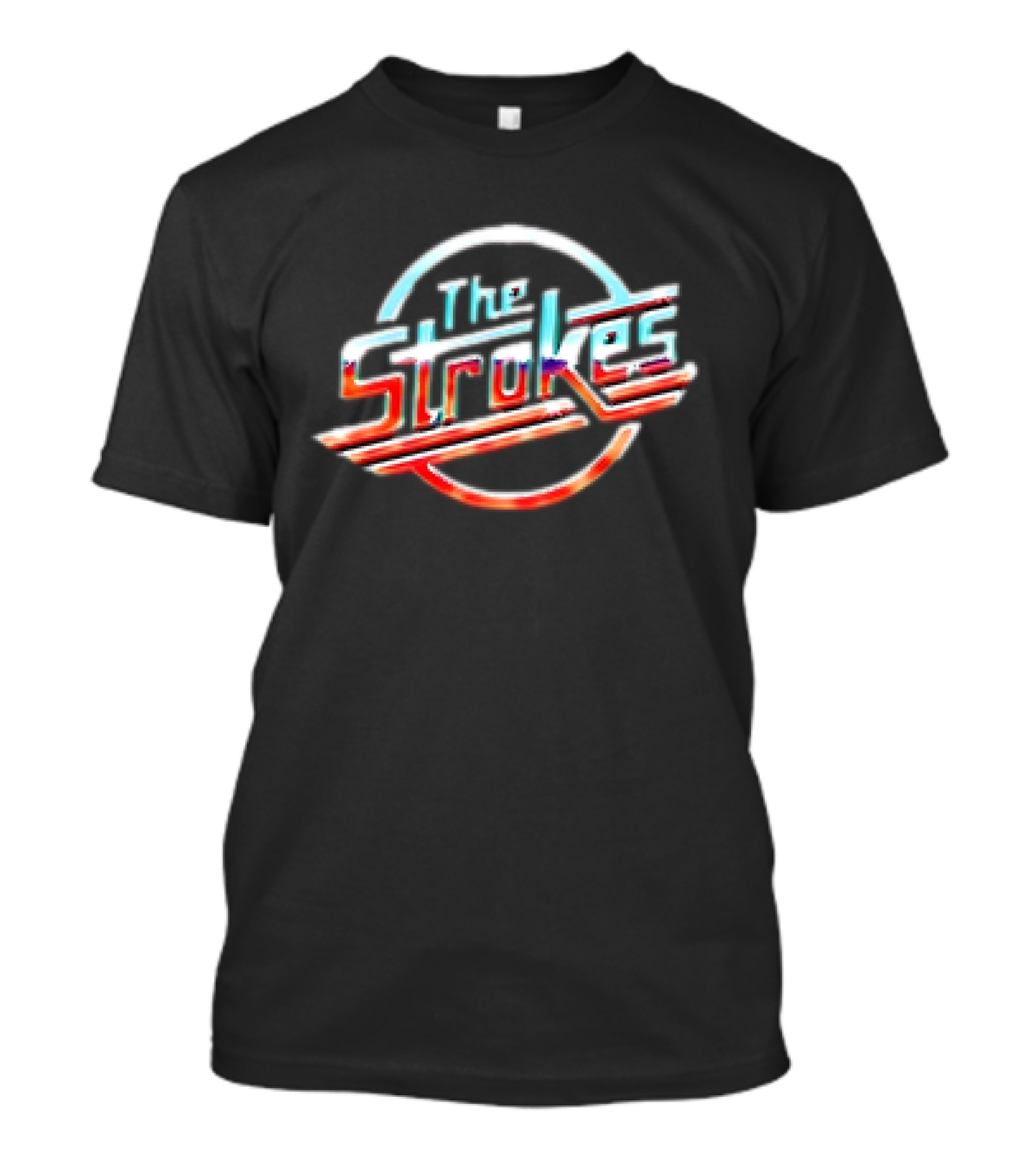 The Strokes Chrome Retro 80s T-Shirt