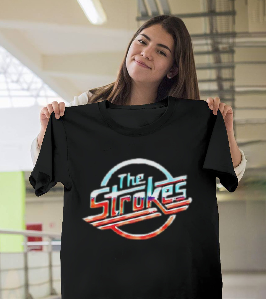 The Strokes Chrome Retro 80s T-Shirt