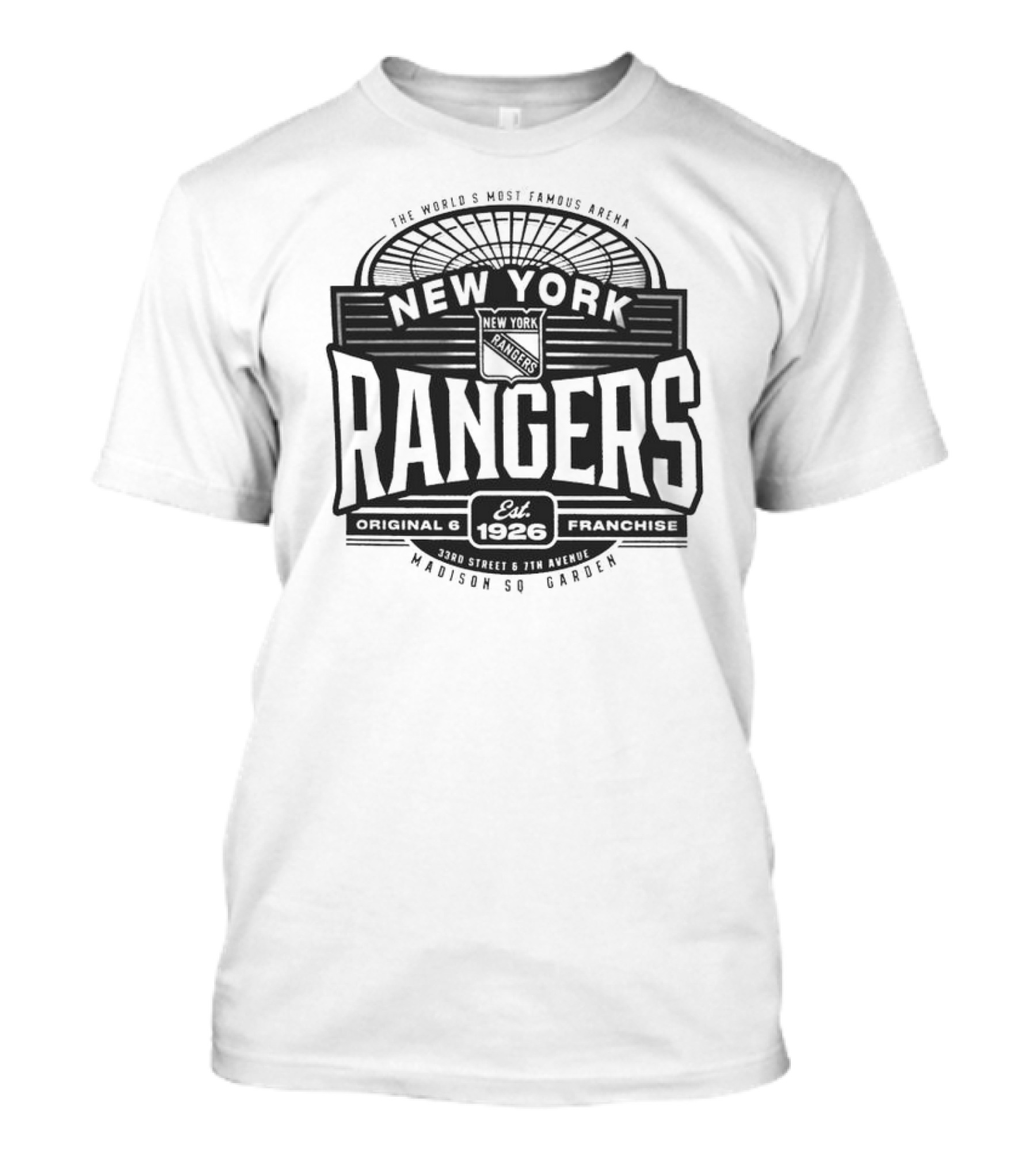 New York Rangers Madison Square Garden Est. 1926 Original Franchise T-Shirt