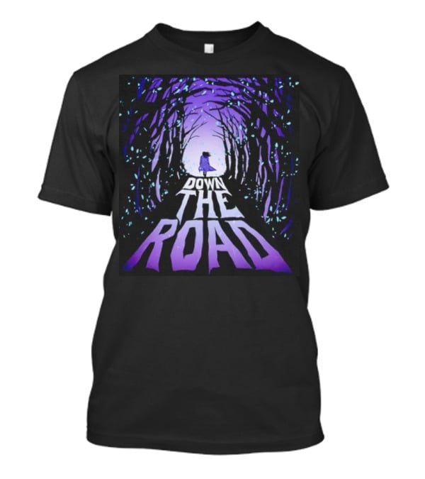 Down The Road Twilight Forest Pathway T-Shirt