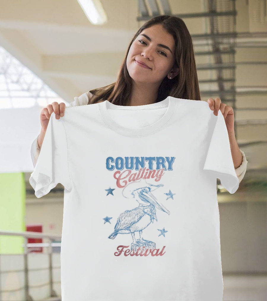 Country Calling Festival Pelican Stars T-Shirt