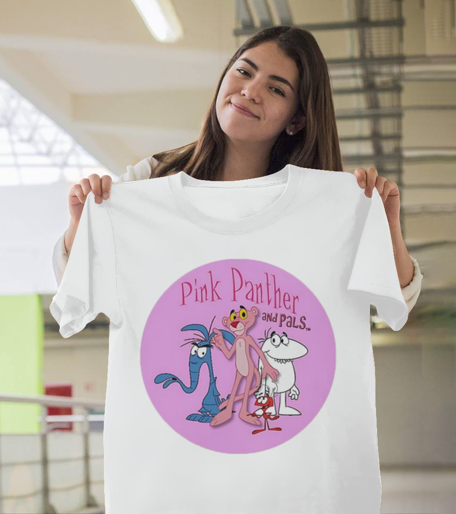 Pink Panther and Pals Circle Cartoons T-Shirt