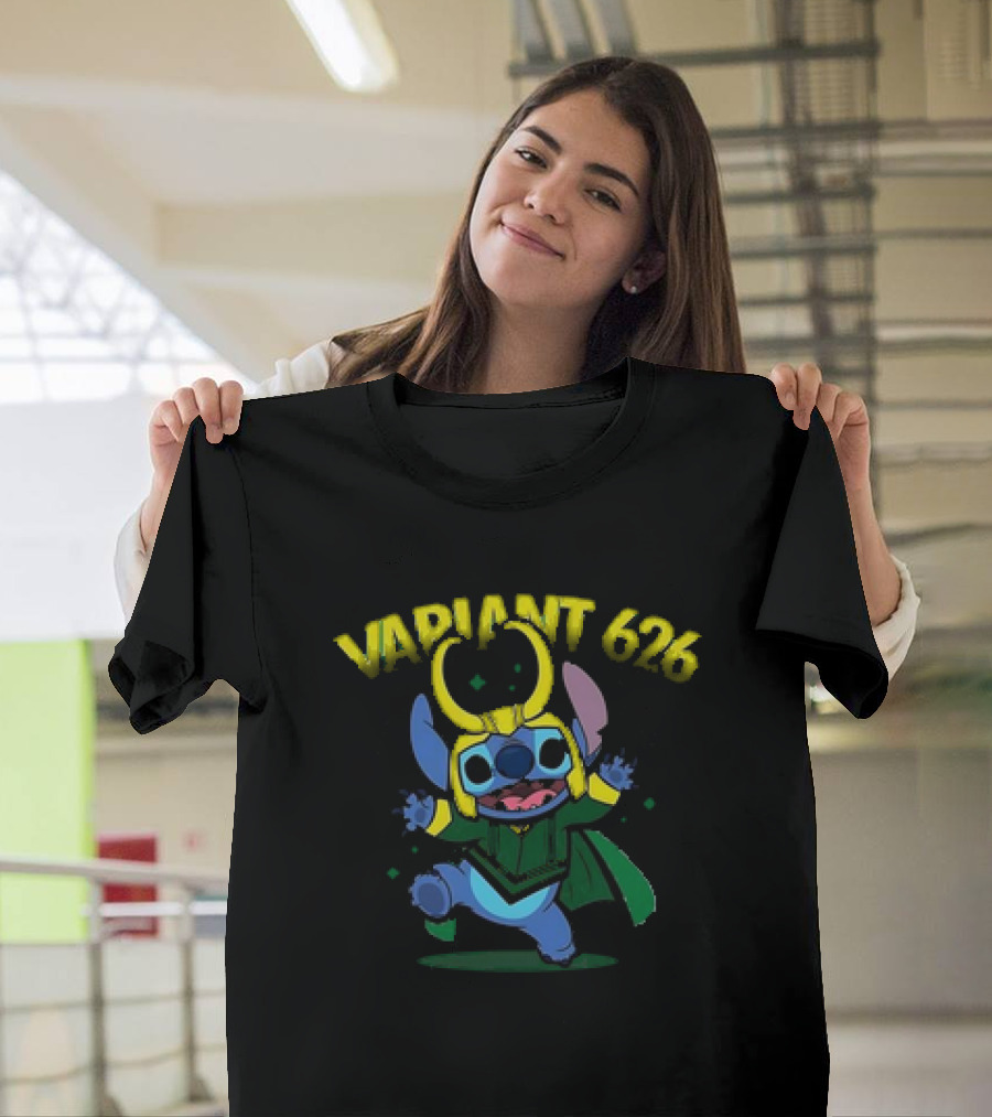 Variant 626 Cartoon Mash-Up Character With Mischievous Outfit And Horned Headpiece T-Shirt